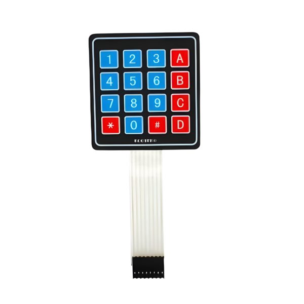 Interface 4×4 Membrane Keypad With Arduino – OceanLabz